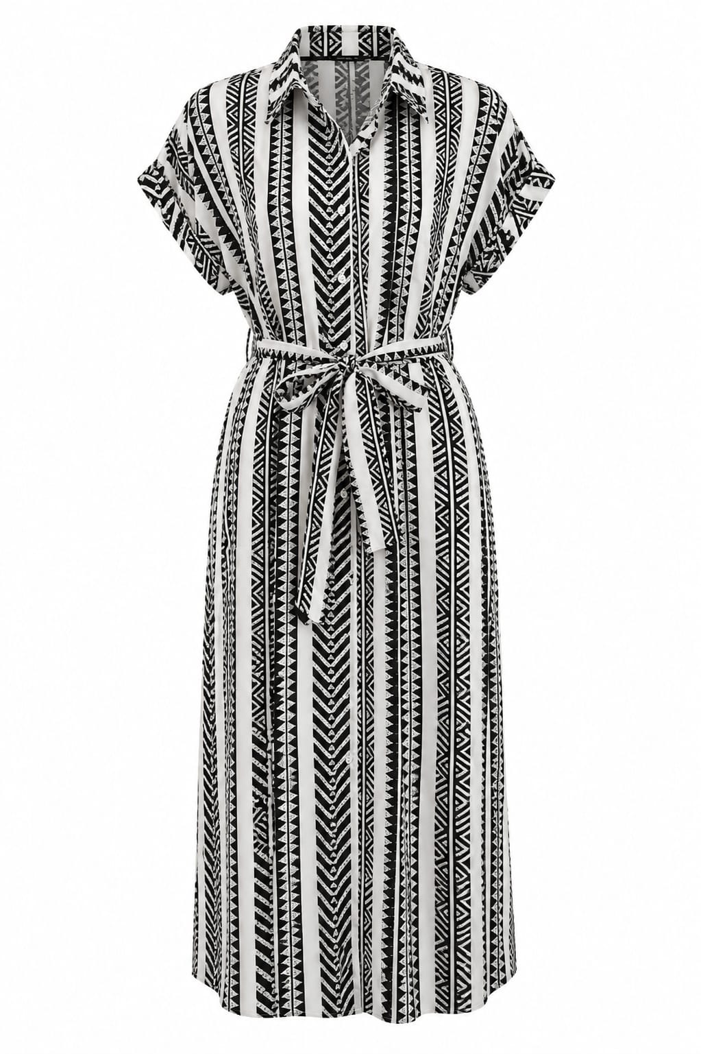 Vestido com botões