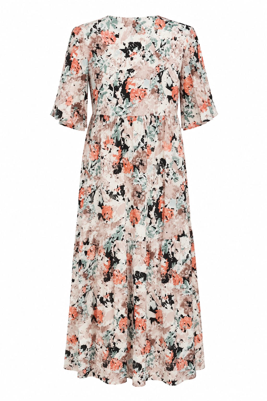 Vestido Floral com manga