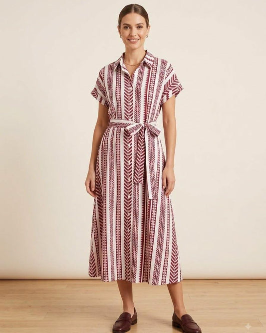 Vestido com botões