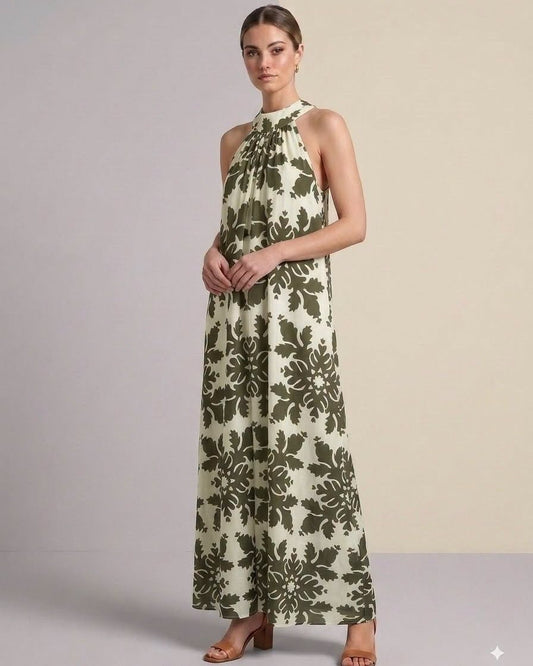 Vestido Verde com bolsos